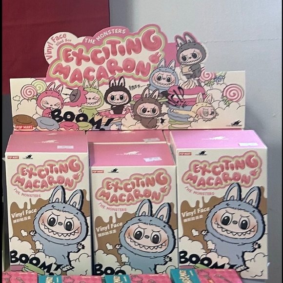 AUTHENTIC Pop Mart The Monsters Exciting Macaron Vinyl Whole Set - Picture 1 of 3